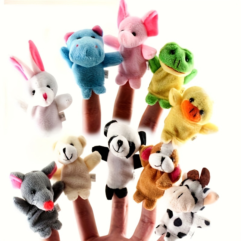 Puppet Stand Set Educational Finger Puppets for Holiday Bookshelf Preschool  Activities - AliExpress