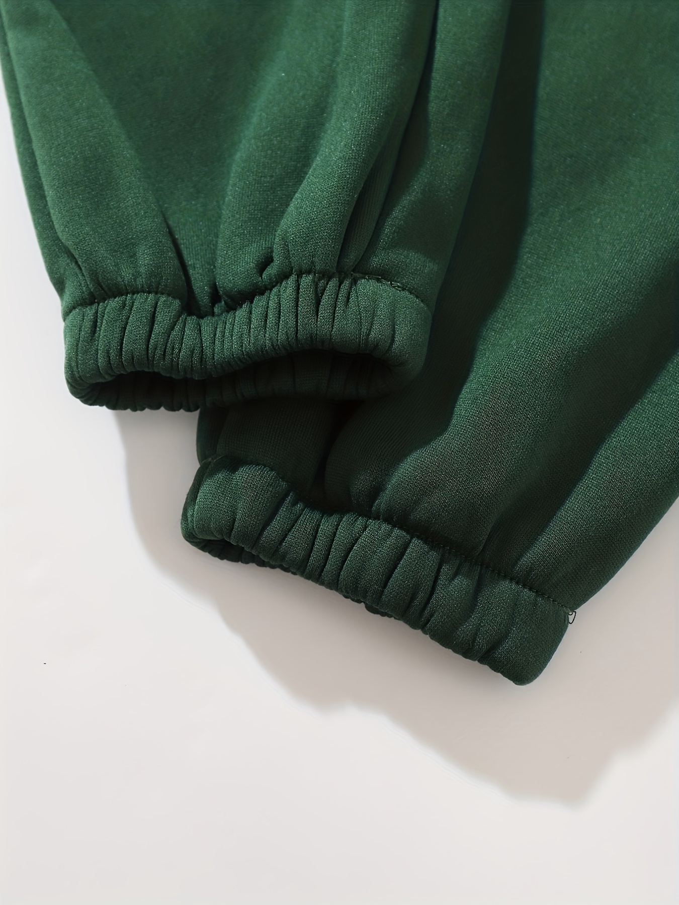 Solid Dark Green Women's Sweatpants (Women's) 