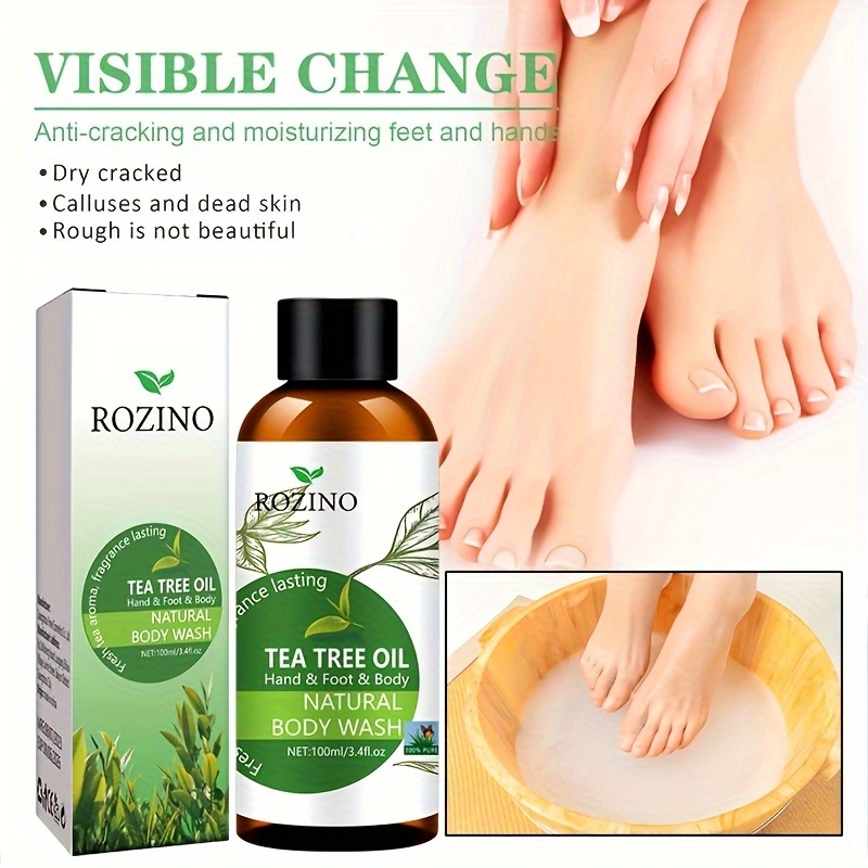 tea tree oil foot and body