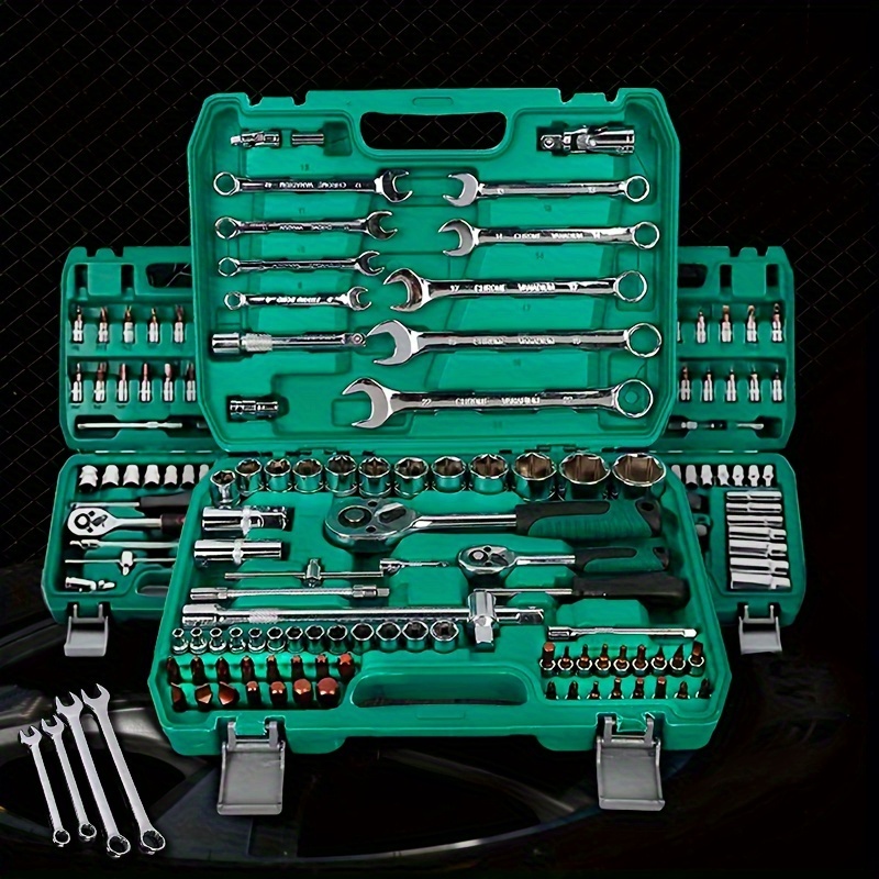 82-Piece Set Of Car Repair Kit Tools, Car Repair Machine Repair Quick  Ratchet Wrench, And Car Repair Tools