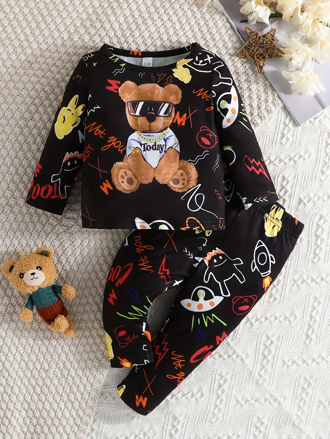Kids Infant Baby Girls Boys Underpants Cute Animals Letter Print
