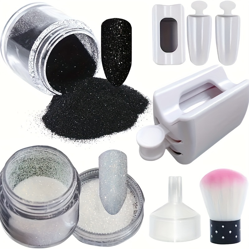 Dip Powder Recycling Box With Scoop And Funnel, Double Layer Diy