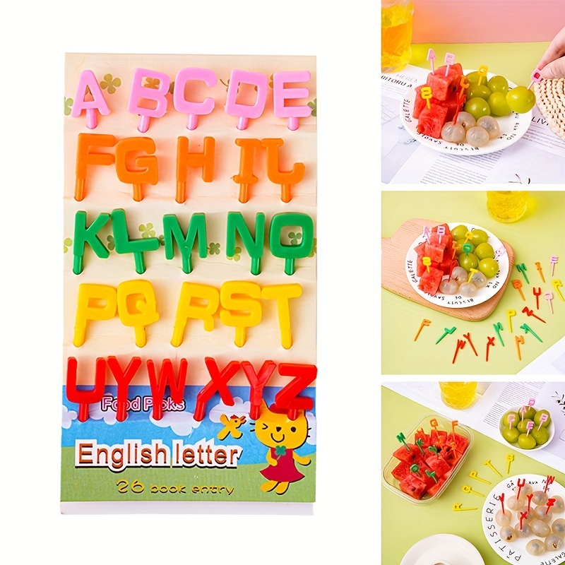 10/30PCS Mignon Mini Enfants Fourchette à Fruits Bento Légumes Vaisselle  Réutilisable Cure-Dents Bébé Dessin Animé Animal Ferme Enfant Pics  Alimentaires