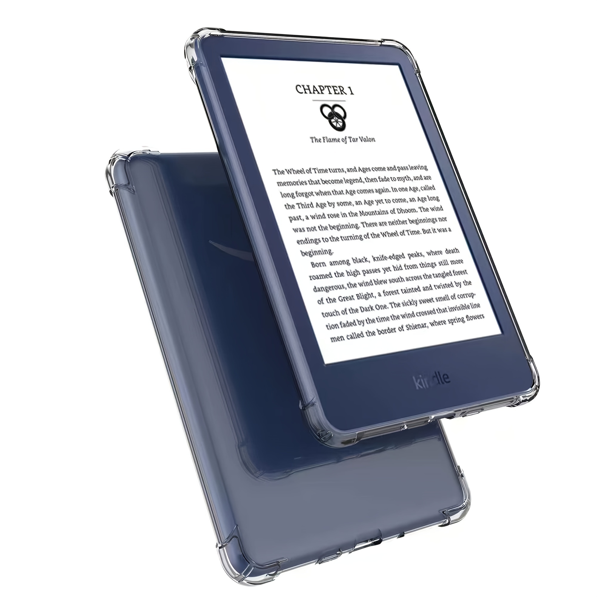 Clear Case 2023 for 6.8 Kindle Paperwhite and Kindle Paperwhite Signature  Edition (11th Generation 2021 Release) - 2022 Upgrade E-Reader TPU Back