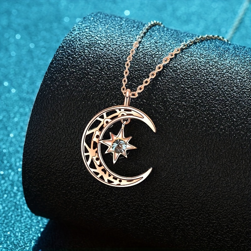 S925 necklace online rose gold