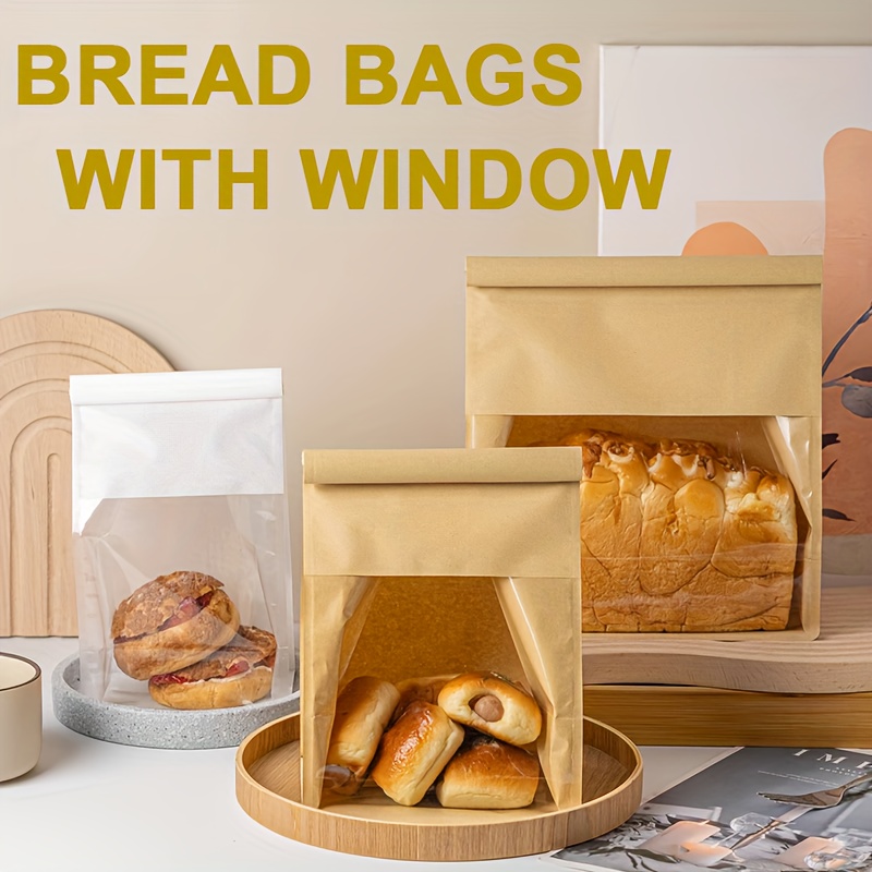 Ziplock Bags Clear Toast Sandwich Bread Ziplock Bag - Temu