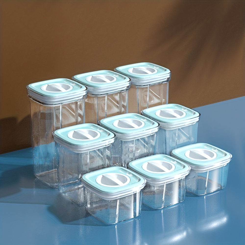Food Storage Containers With Rotating Lids, Airtight Jars Storage