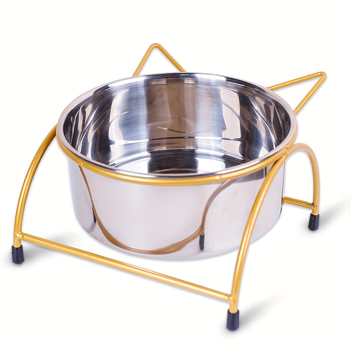 Elevated Pet Dog Bowl Stainless Steel Dog Food Bowl Water - Temu