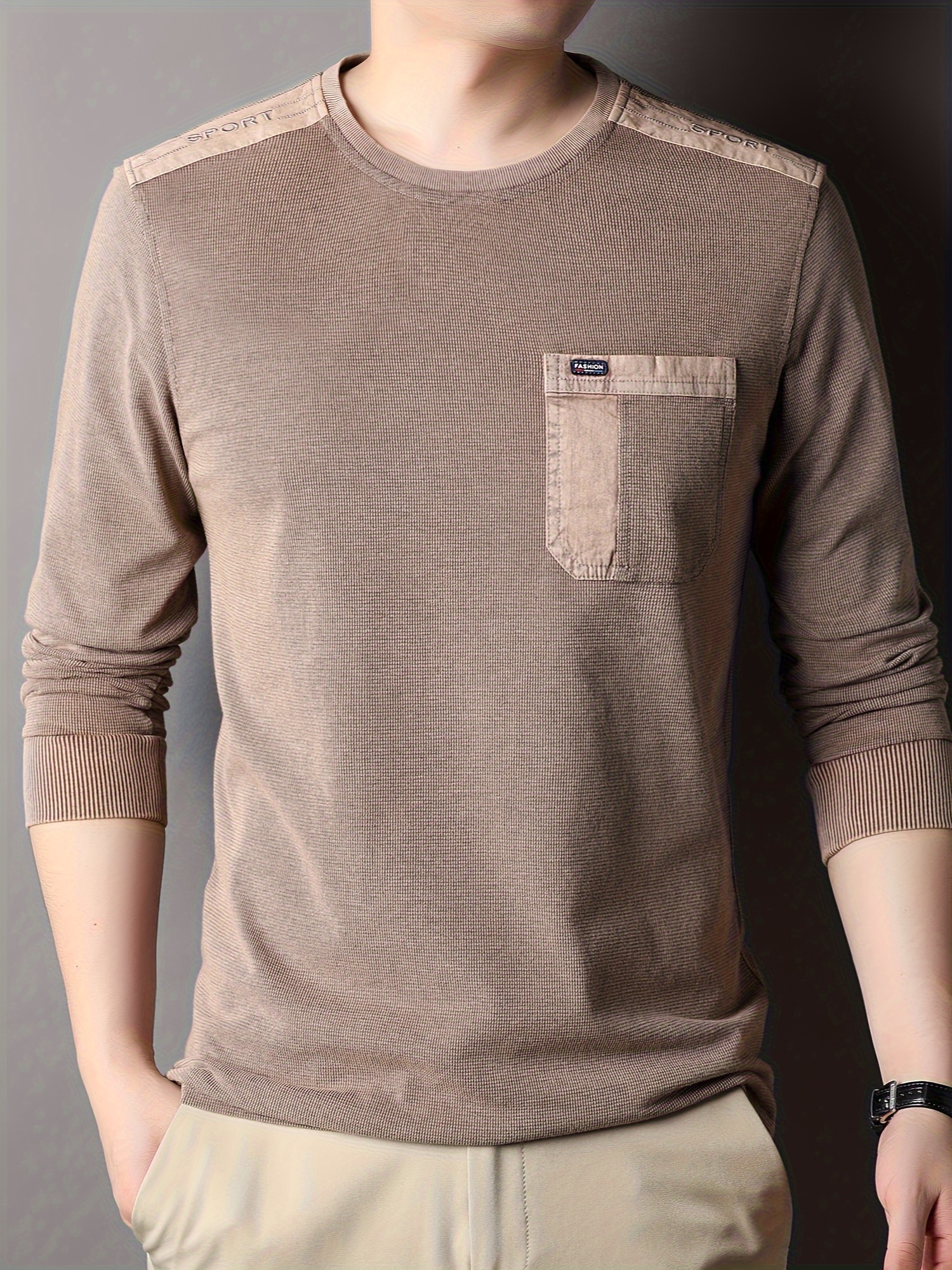 men's casual stretch shirts