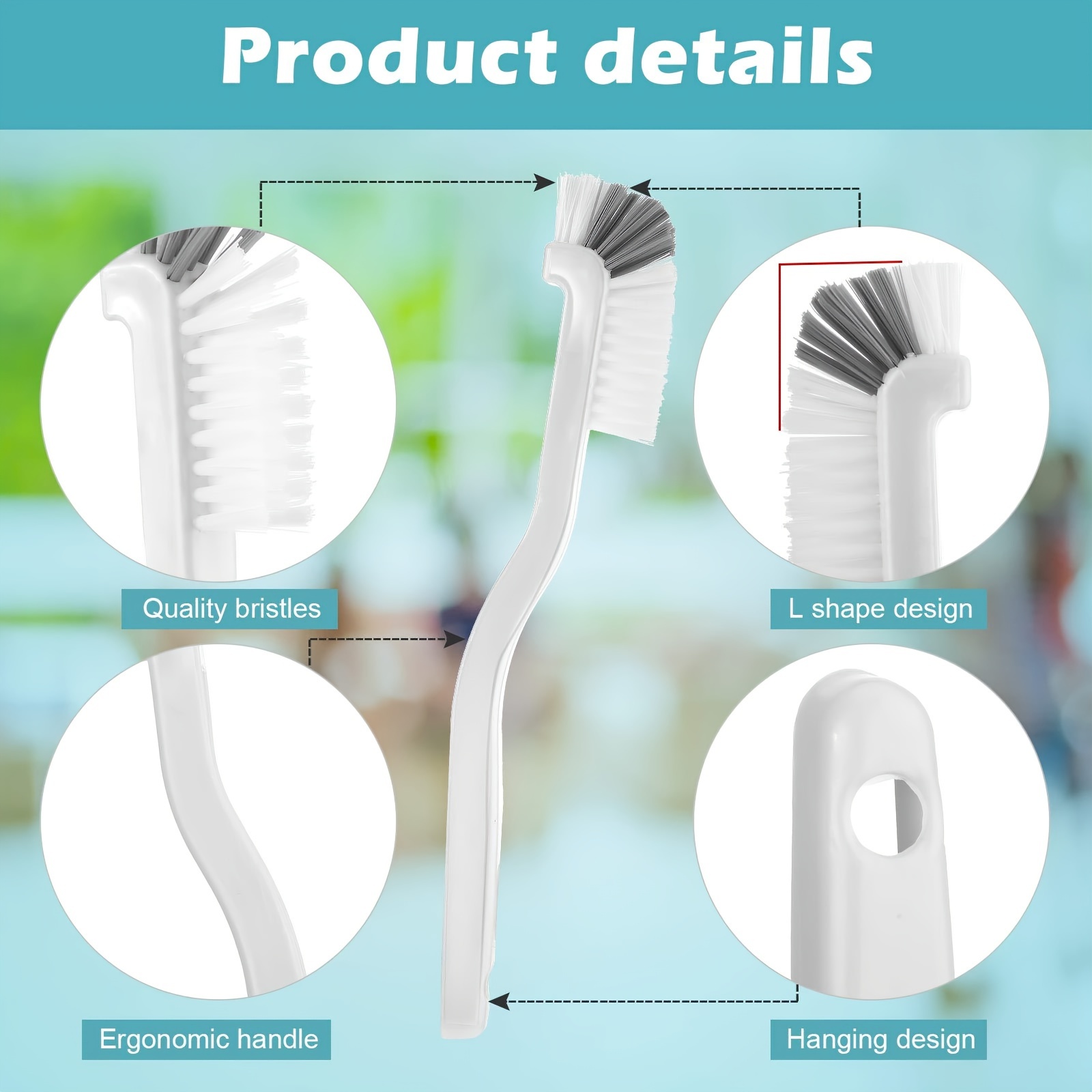 Japan kitchen sink cleaning brush can be bent without dead angle  multifunctional cleaning tool sink cleaning