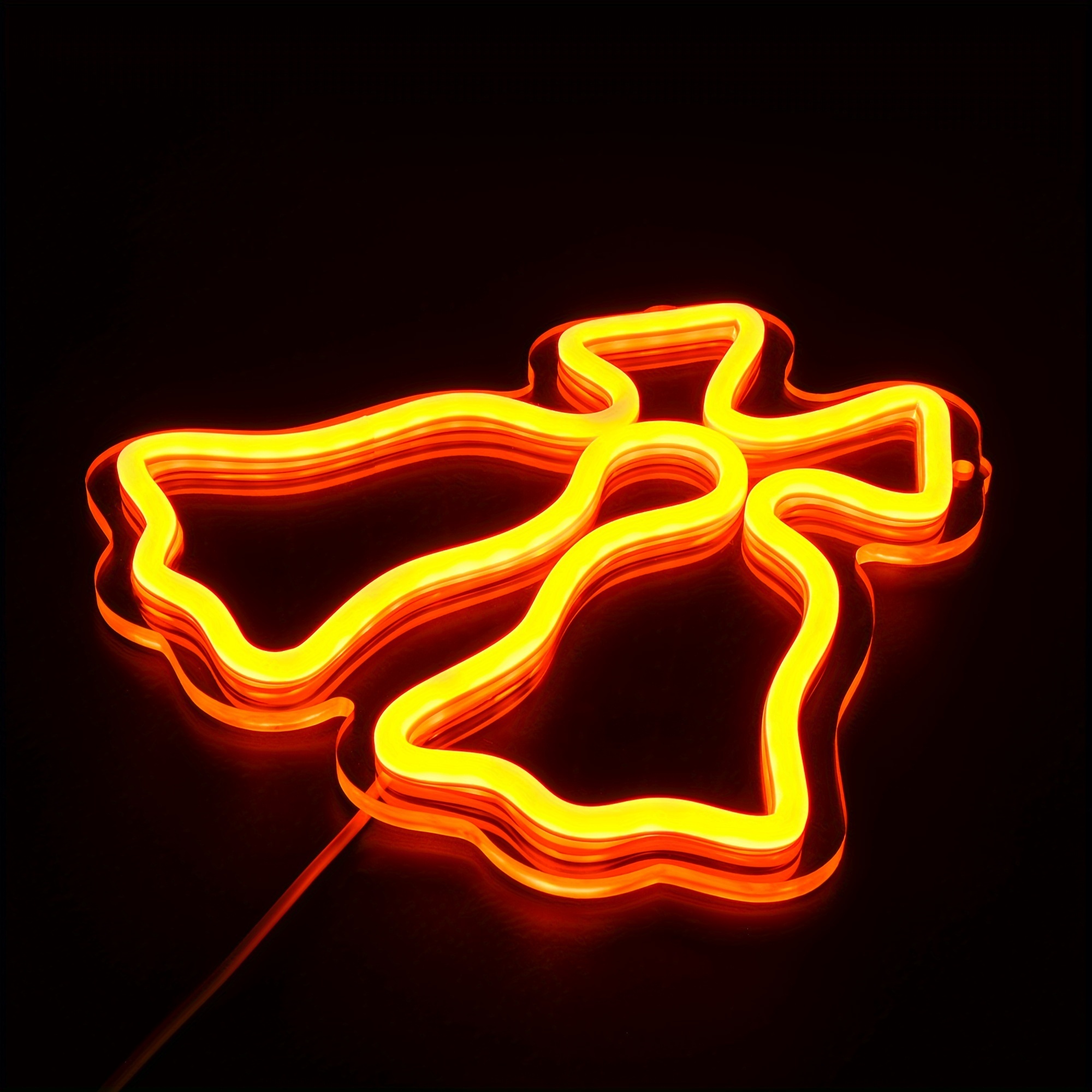 Battery operated neon store wall lights