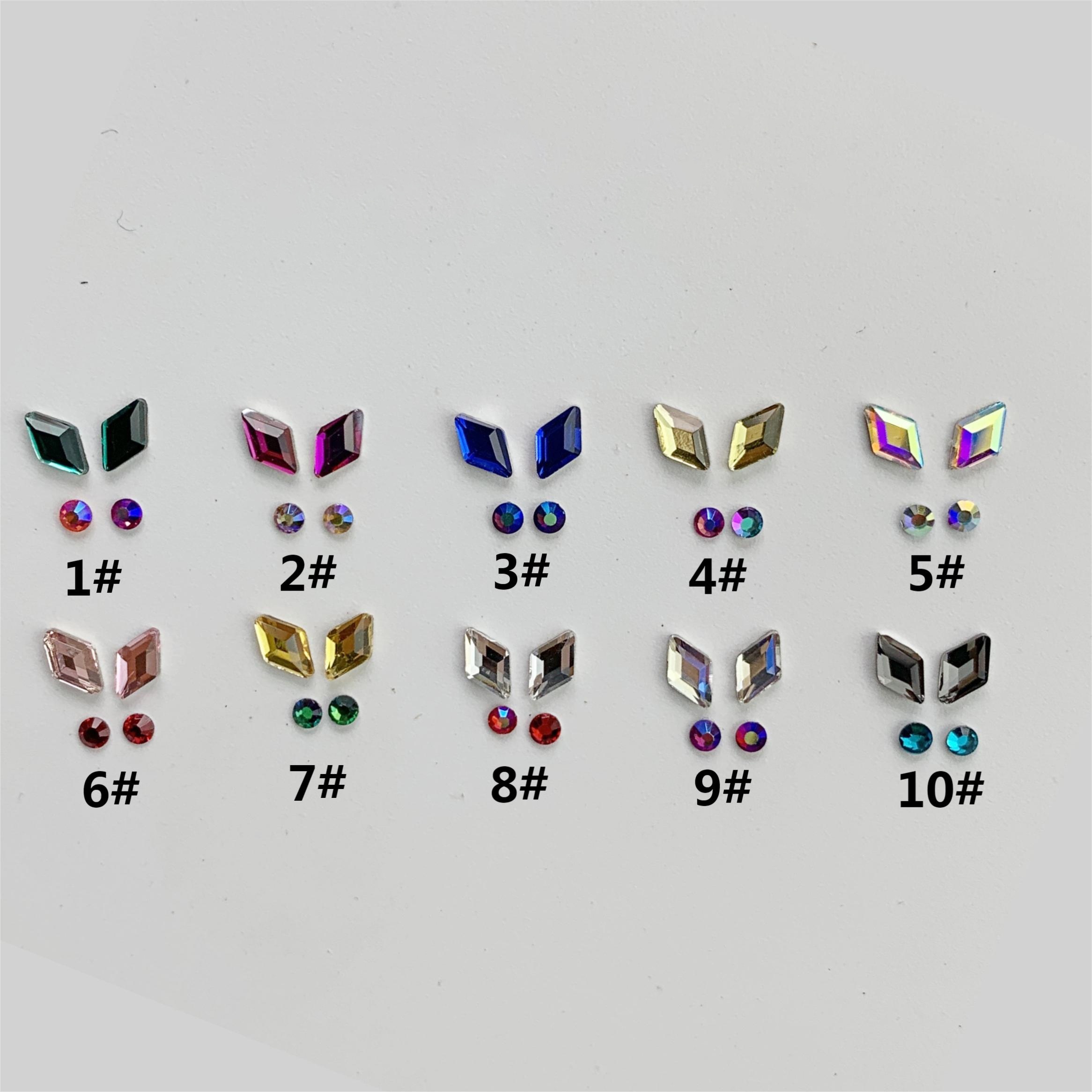 Colorful Laser Faux Crystal Tooth Gem Kit Bling Bling Tooth - Temu