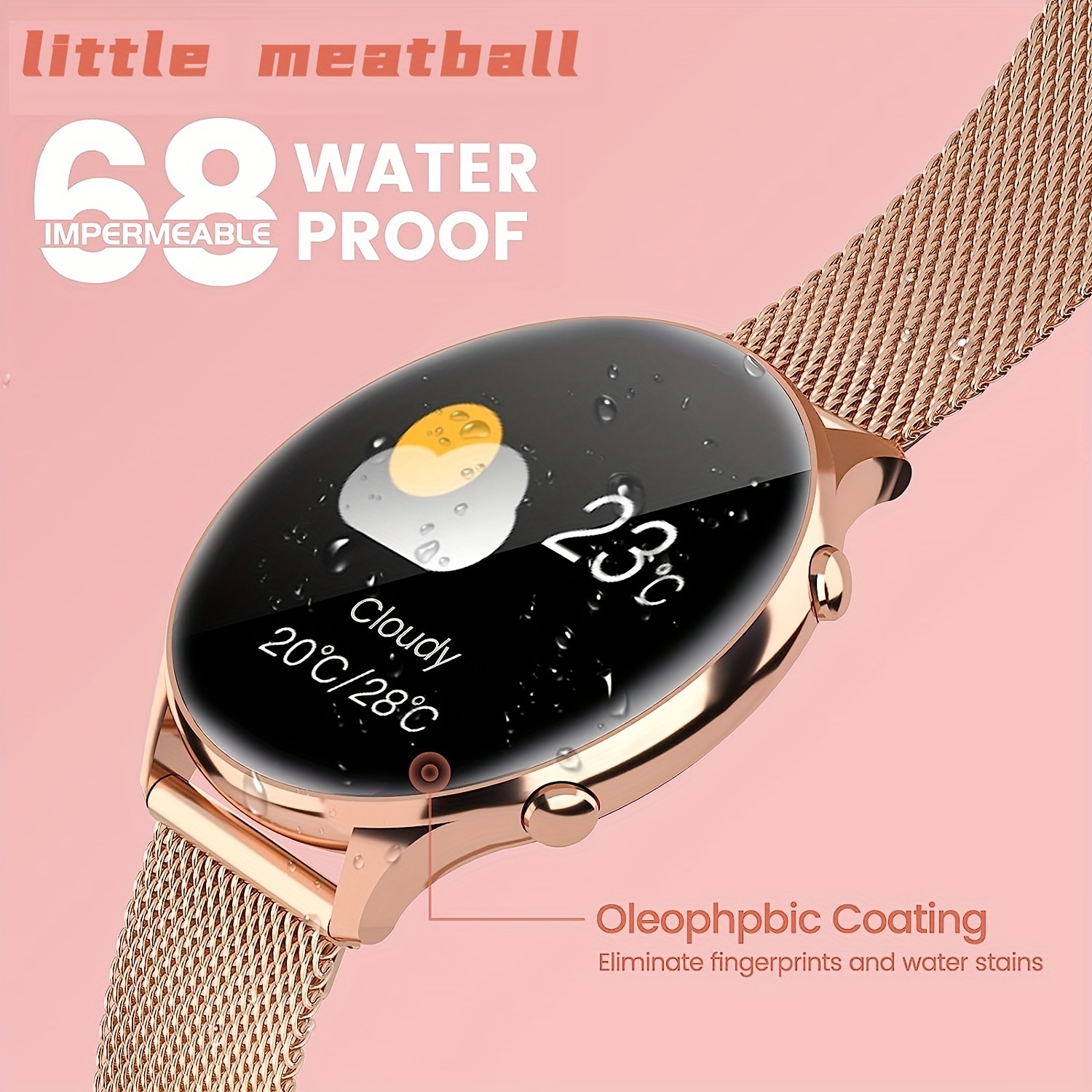 Little Meatball Smart Watch 40 Días De Batería Extra Larga - Temu Chile