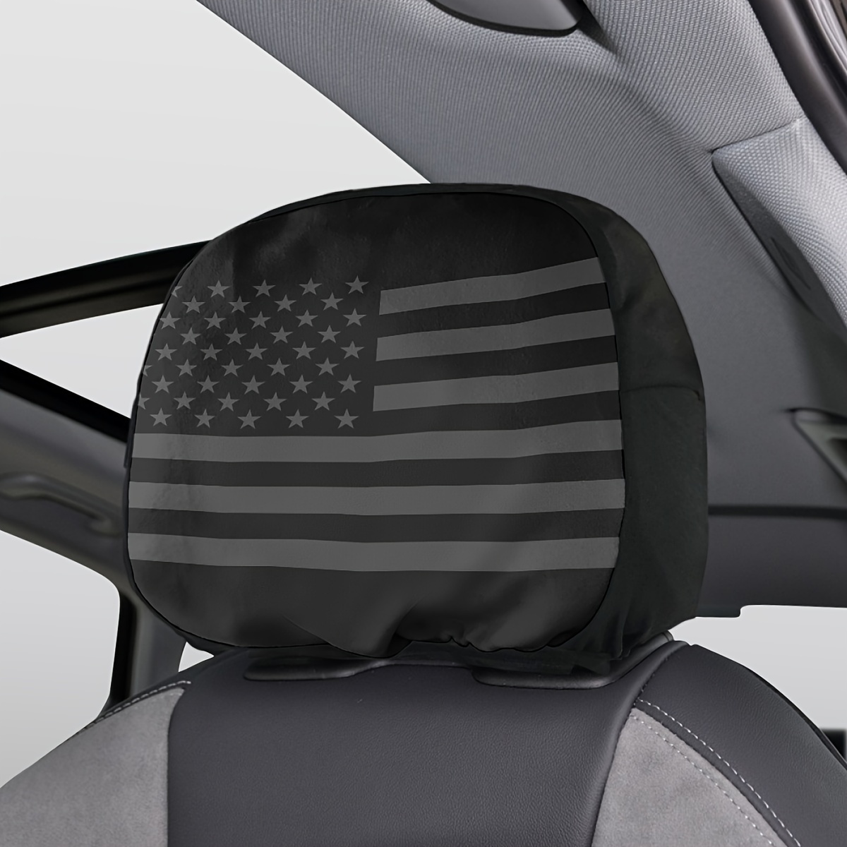 1pc Amerikanische Flagge Auto Kopfstützenbezüge - Kopfstützen-Schutzbezug  Für Frauen, Auto-Innenraum-Sitz-Zubehör Universal Fit Für Alle Auto-Modelle  - Temu Austria