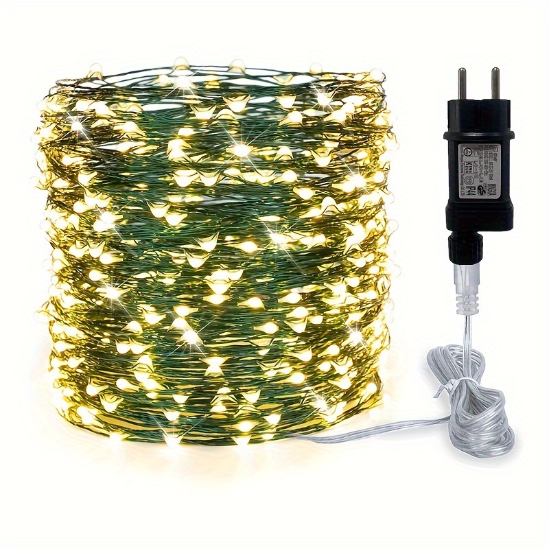 LED String Light Outdoor Plug in Fairy Light Garland 10m 20m 50M 100m  Christmas Light For Wedding Party Tree Holiday Decor