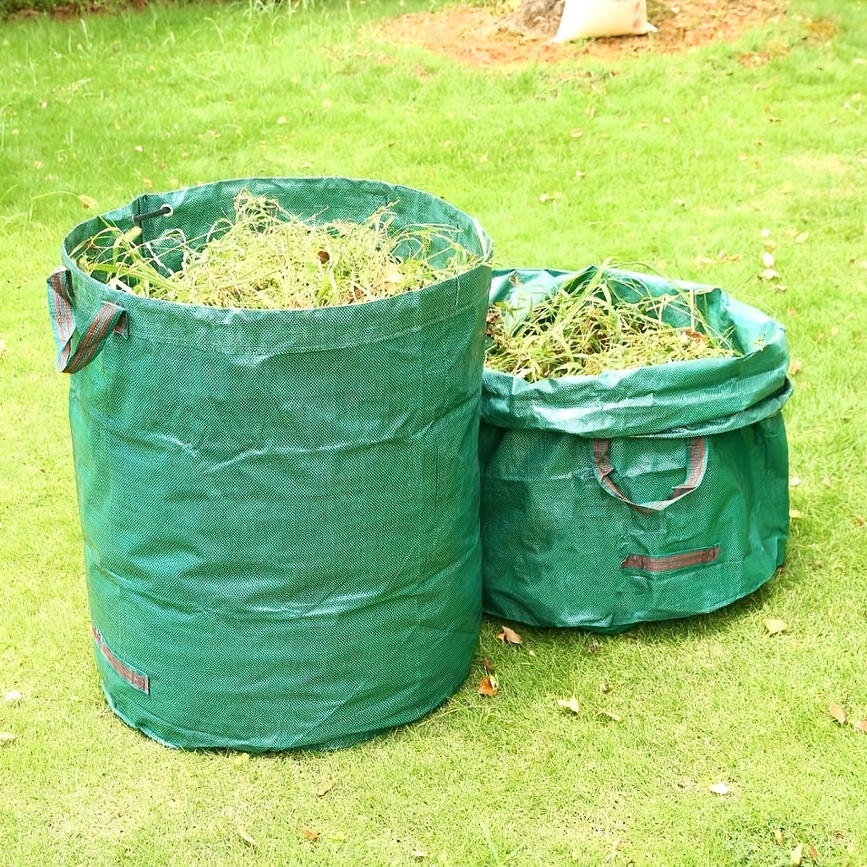 16/32/72 Gallons Garden Bags Reuseable Heavy Duty Lawn Garden Leaf