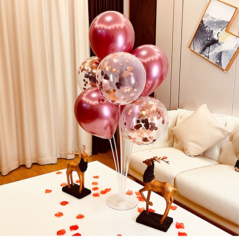 Fête d'anniversaire de mariage decoration de fournitures ballon Transparent  Table Support flottant - Chine Support et support de ballon prix