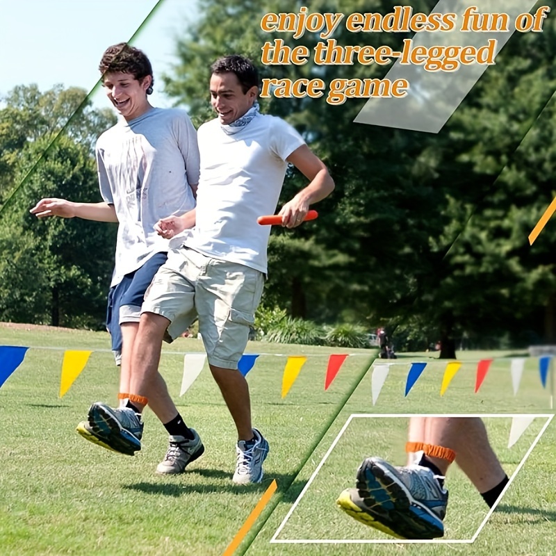 Colorful Elastic Rope 3 Legs Competition Game
