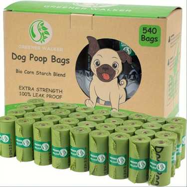 8roll, Doggie Poop Bags, Disposable Dog Poop Bags, Cat Fecal Bags, Pet Waste Bag For Dogs & Cats, Leak Proof Pet Poop Bags For Yard Garden, Portable Pet Cat Dog Poop Bags, Dogs Go Out To Pick Up Poop Bag, Cleaning Supplies, Pet Supplies