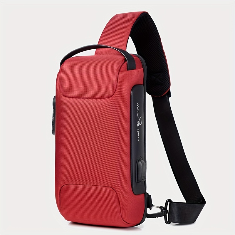 Pin on Shoulder Bag, leather/ mens/ women's shoulder bag