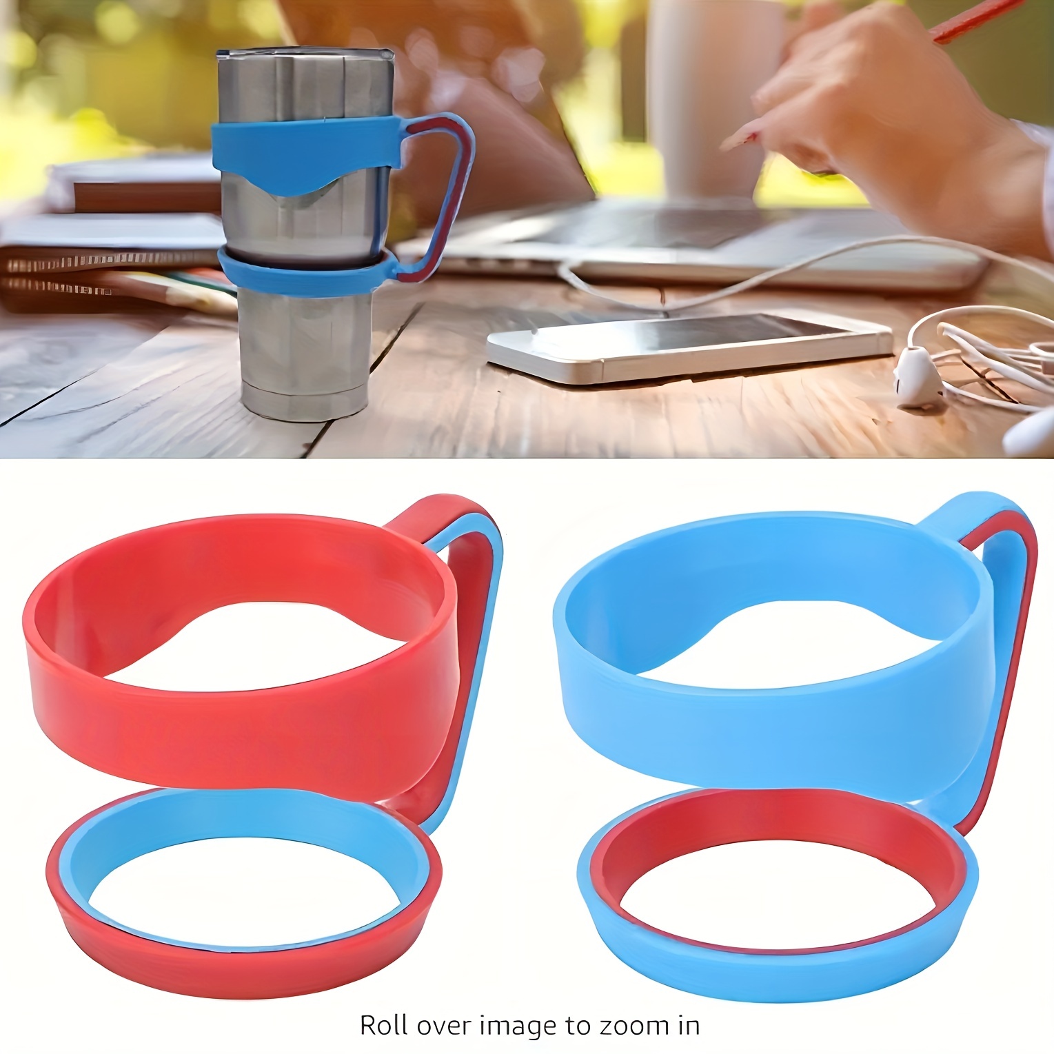 Pp Material Tumbler Handle For Water Cup Durable Spill Proof - Temu