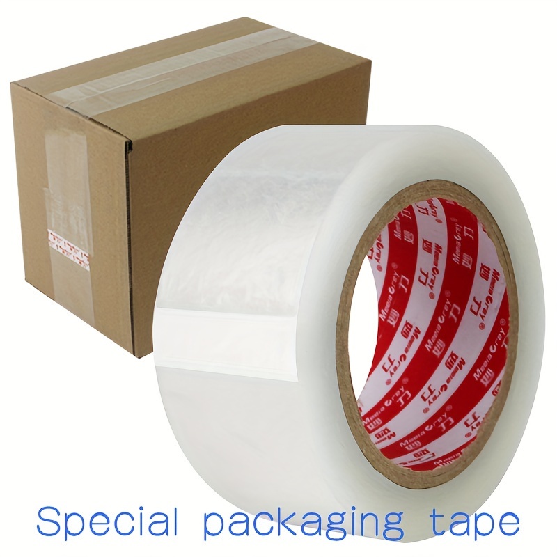 Deli EA35201 Transparent Tape Large Roll Wide Tape Express Packaging  Special Sealing Seal Widened Strong Tape