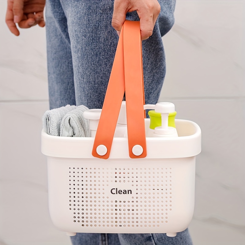 Reinforced Storage Basket Bathroom Toiletries Storage - Temu