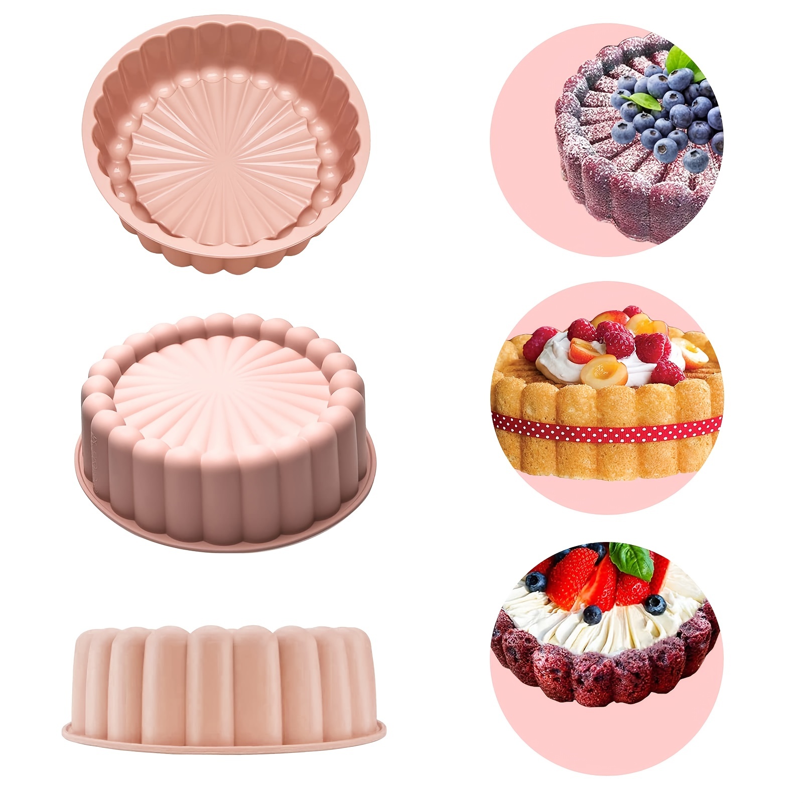 Silikomart 7-Inch Silicone Classic Collection Cake Pan, Round