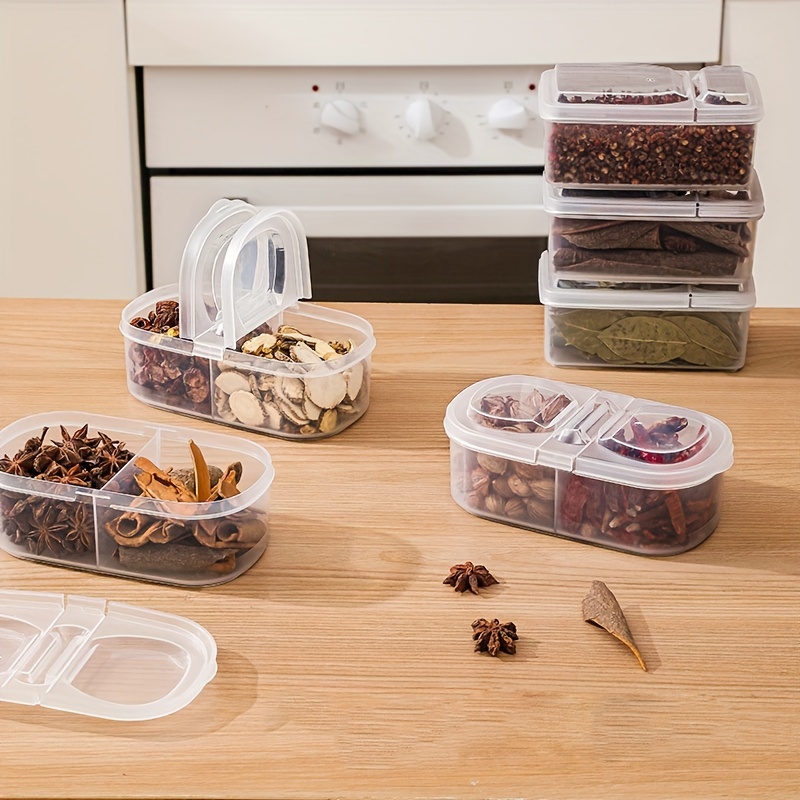 1pc Kitchen Seasoning Storage Box Drawer Style Seasoning Box, Household  Kitchen Spice Box With Flip Cover
