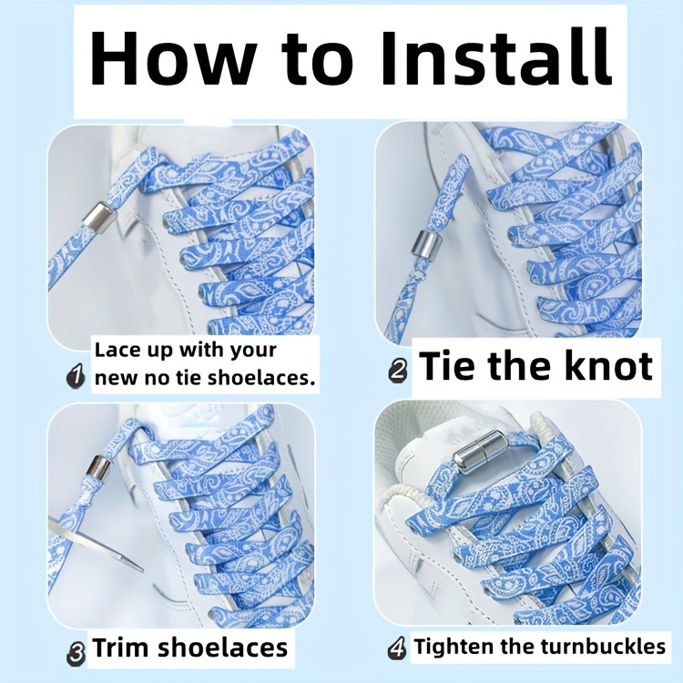 No-tie Silicone Shoelaces - Buy Here