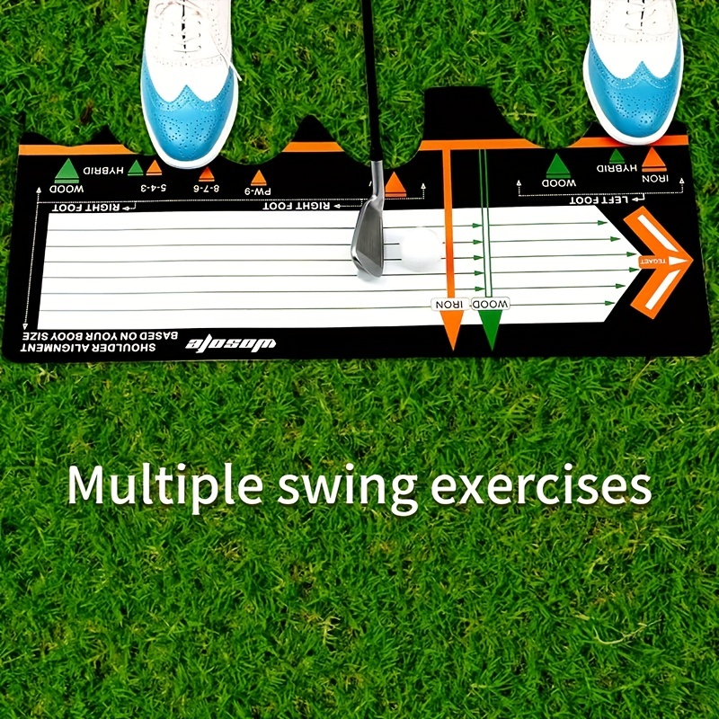 new golf swing station mat posture correction mat golf novice practice mat for beginners details 4