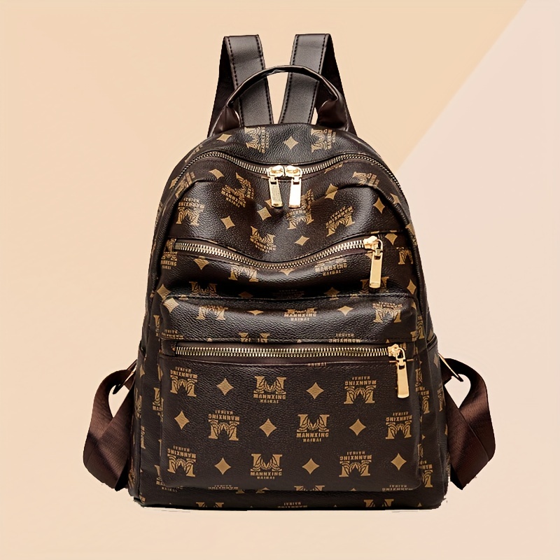LV Louis Vuitton Classic Large Capacity Backpack Fashion Men's and