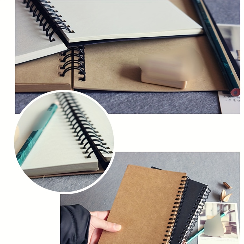 Writing Cowhide Cover Sketchbook Vintage Handmade Sketching - Temu