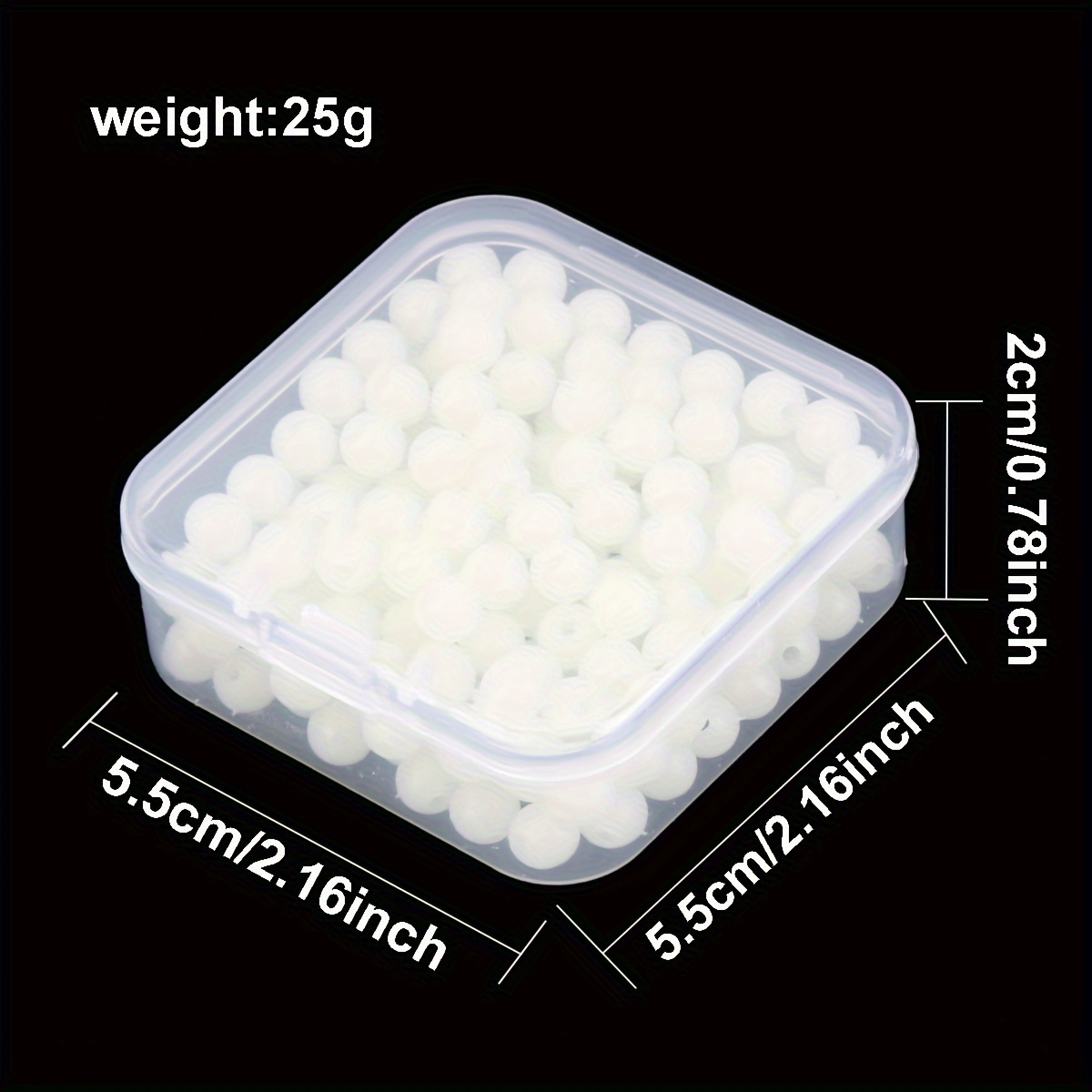 Rubber Soft Fishing Beads Luminous Plastic Fishing Line Bead - Temu Canada