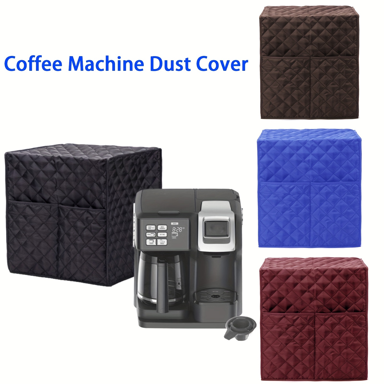 1Pc Housse De Protection Anti-poussière Pour Machine À Café