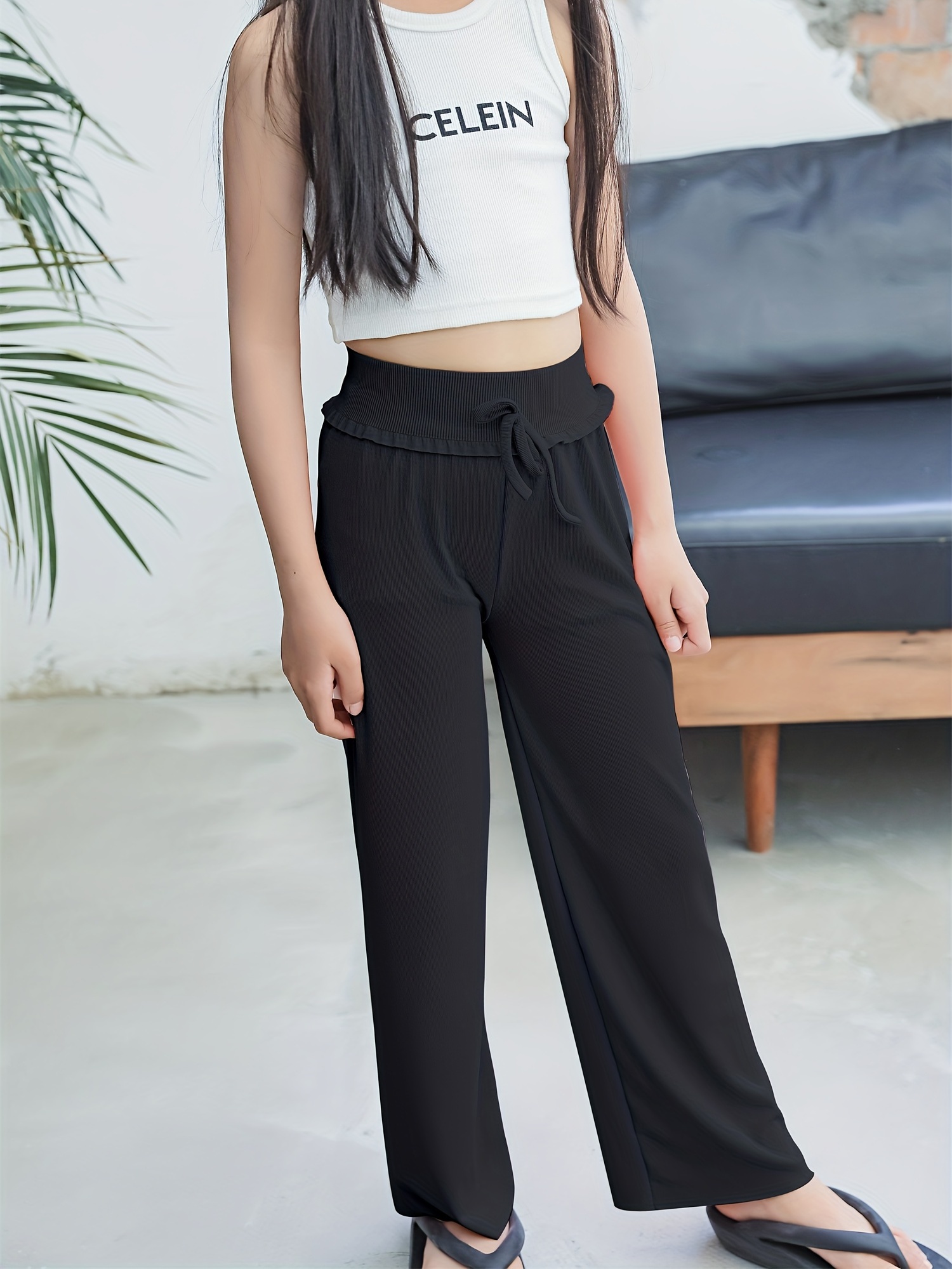 High Quality Pants For Teen Girls Solid Color New Spring Autumn