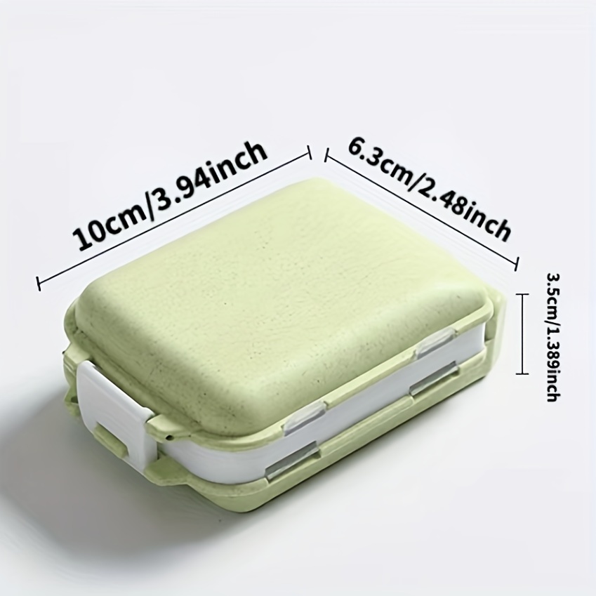 Foldable Medicine Box Portable Pill Case Compact Easy to - Temu