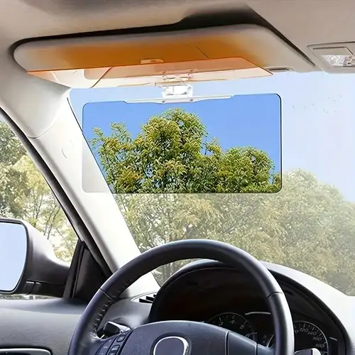 Hd Car Sun Visors Anti-glare Dazzling Goggle Day & Night 2-en-1 Car Visor  Vision Driving Mirror, Économisez Plus Avec Les Offres De
