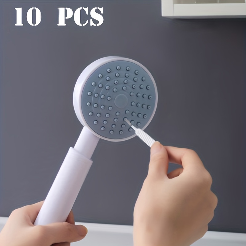 20Pcs Bathroom Gadgets Nozzle Spout Brush Smartphone Shower Head Cleaning  Brush Small Hole Drill Brushes Cleaning Appliances