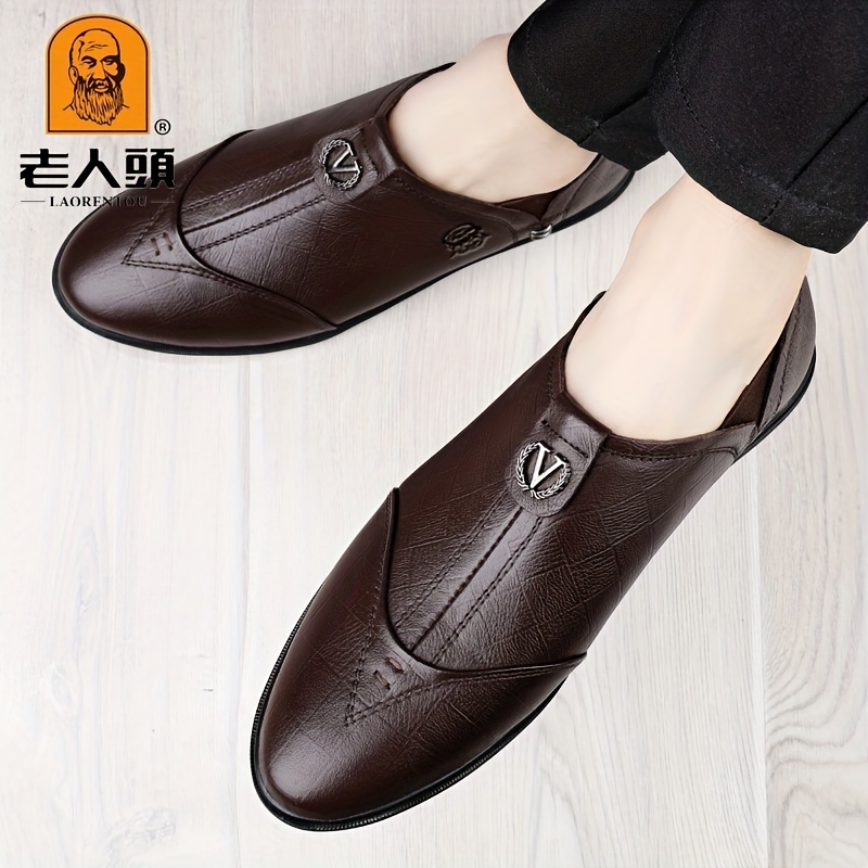 Men's Smart Casual Slip On Loafers Soft Walking Shoes