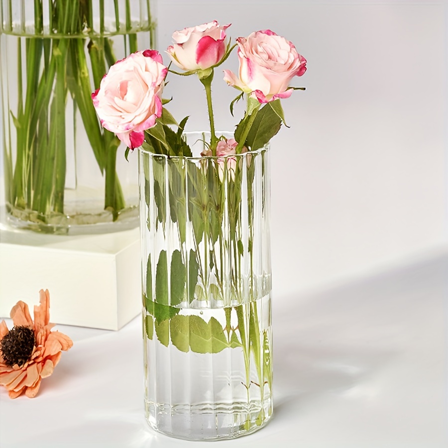 Vase à tube à essai transparent de style nordique, vase en verre pour  plantes florales, vase hydroponique, pot de fleurs pour la maison,  décoration de bureau, fournitures de jardin - AliExpress