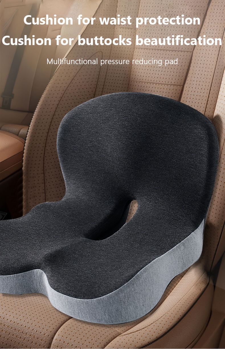 Integrated Memory Foam Car Seat Cushion Lumbar Support - Temu