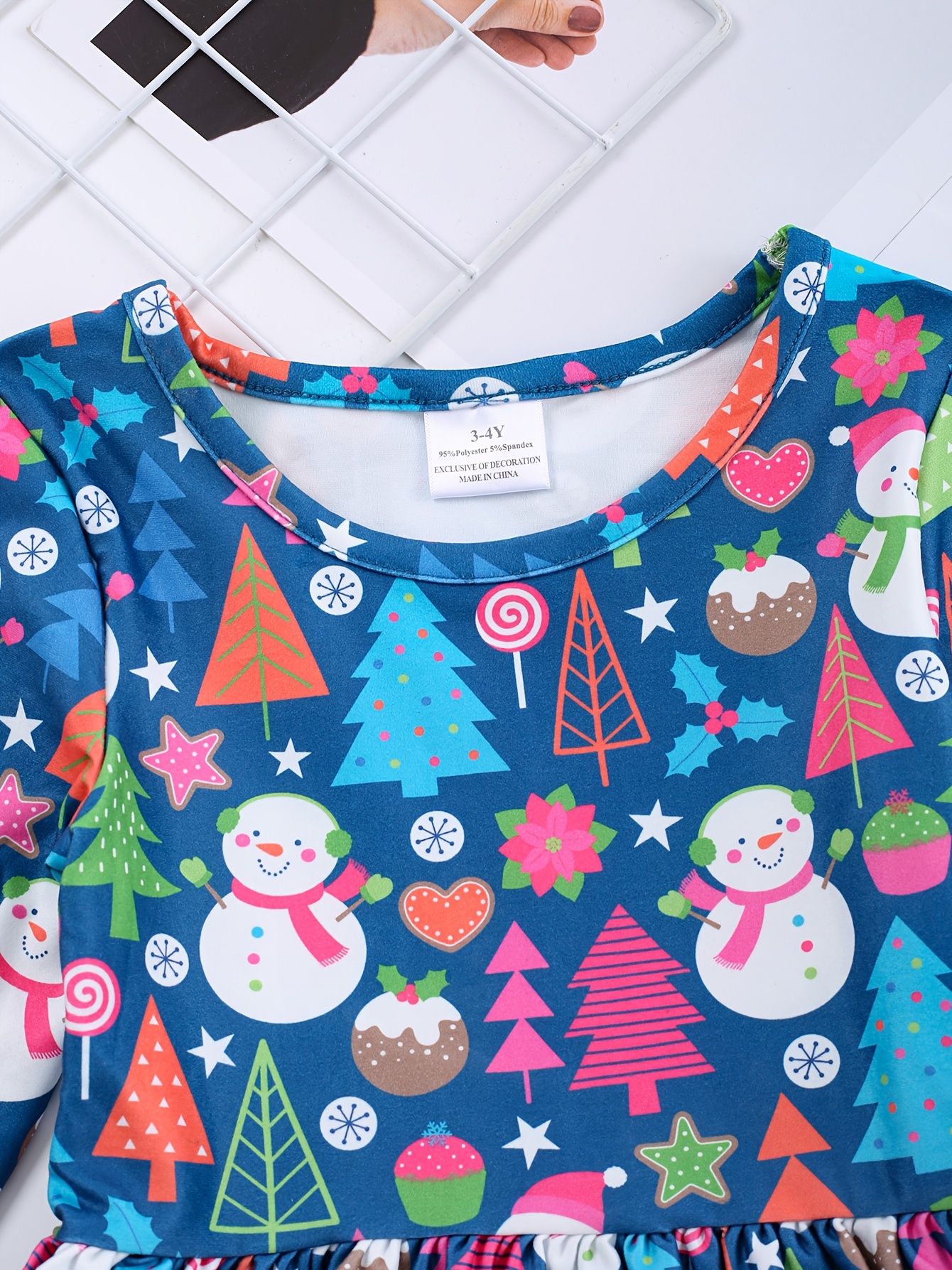 Mini boden shop snowman dress