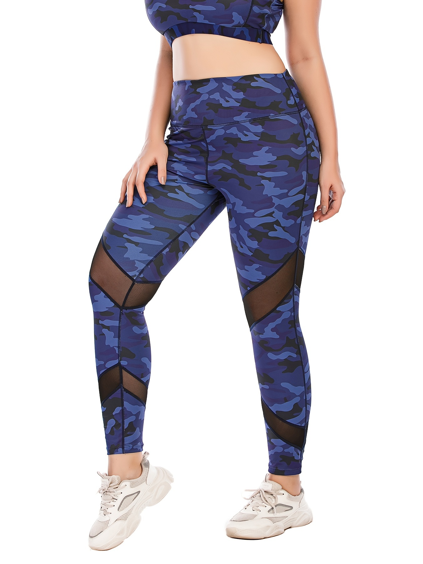 Plus Size Camo Yoga Pants