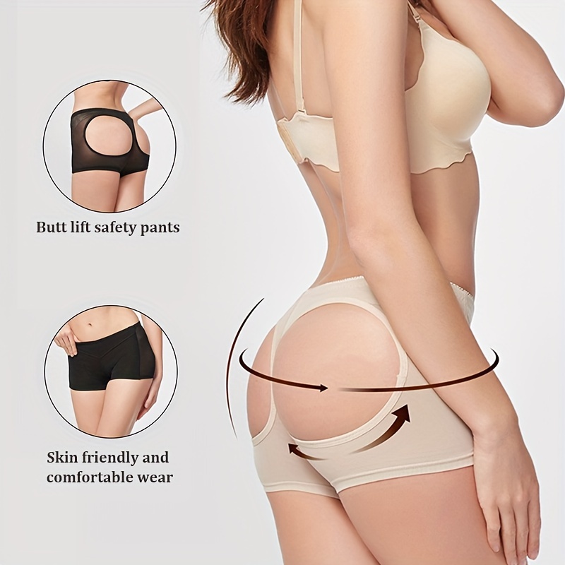 1pc Women's Seamless Tummy Control High Waist G-String Shapewear Bottom