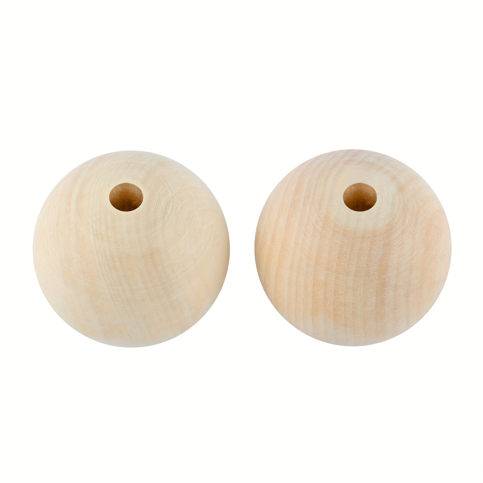 20MM ROUND NATURAL Wood Beads Wooden Craft Beads Home Party