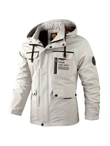 Nuova giacca a vento casual alla moda da uomo, giacca sportiva primaverile attività allaperto