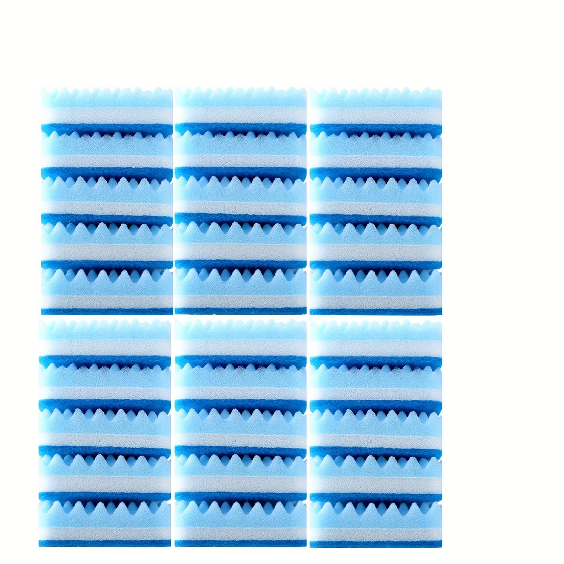 Wave Kitchen Cleaning Sponge 30pcs Double Sided Scouring Pad