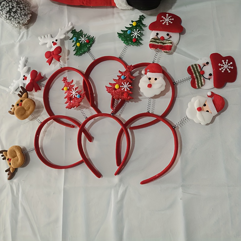 Christmas Antlers Bell Headband Shimmering Cute Head Hoop - Temu