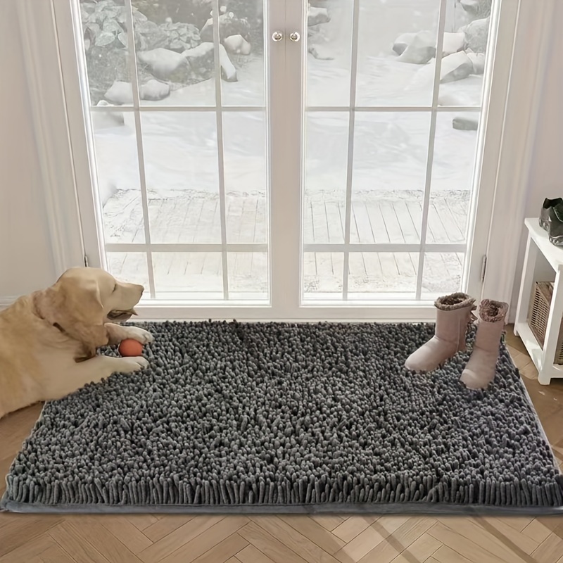 Dog Door Mat For Muddy Paws Absorbs Moisture And Dirt - Temu